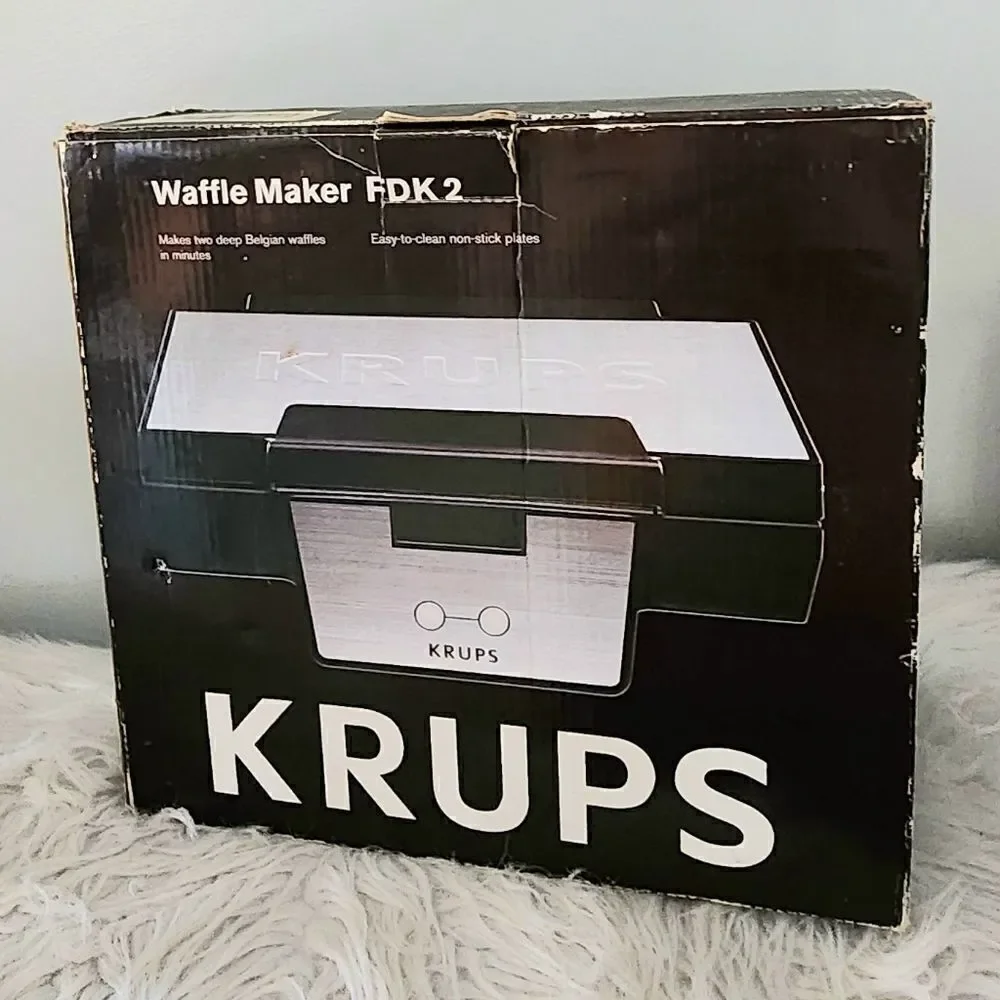 Krups FDK2 waffle maker double